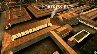 Animation of ancient Roman Fort in Caerleon Wales [upl. by Ahtiuqal]