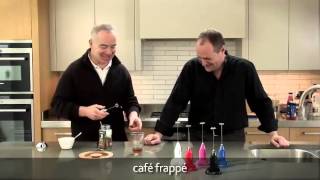 How to make a frappé coffee using an aerolatte milk frother [upl. by Mannos373]