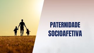 Paternidade socioafetiva [upl. by Ardnak]