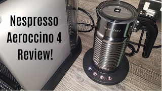 Nespresso Aeroccino 4 Milk Frother Review  Worth upgrading from the Aeroccino 3 [upl. by Lattimer]