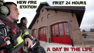 First 24 Hours in a New Fire Station  A Day in the Life [upl. by Mairhpe]