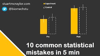 Ten Statistical Mistakes in 5 Min [upl. by Llib]