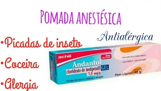 Resenha PomadaAndantol Gel [upl. by Anewor]