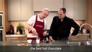 How to make a hot chocolate using an aerolatte milk frother [upl. by Arriec]