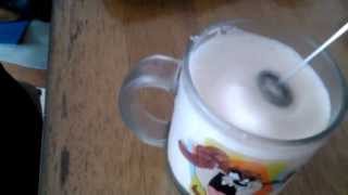 Aerolatte Review Frothing Cold Milk In Under 1 Minute [upl. by Annor]