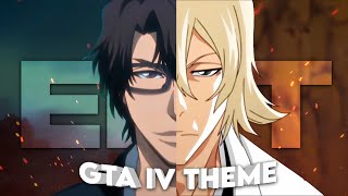 Aizen x Urahara  GTA IV Theme Edit [upl. by Ilaw]